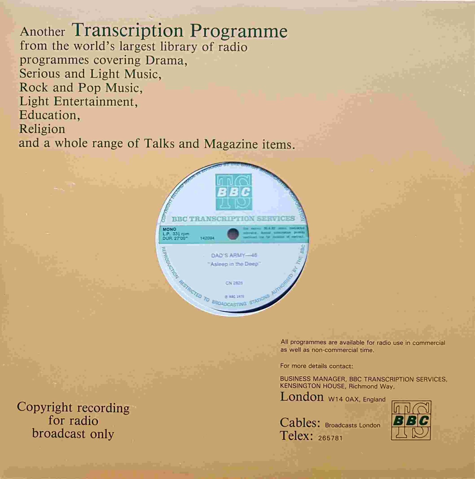 Picture of CN 2825 24 Dad's army - 46 & 47 by artist Jimmy Perry / David Croft